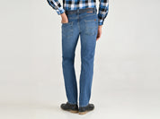 Jeans Yale Slim Fit 2384 Azul Petroleo