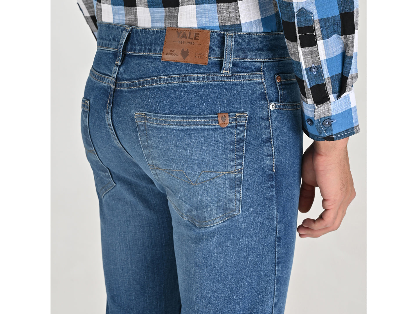 Jeans Yale Slim Fit 2384 Azul Petroleo