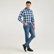 Jeans Yale Slim Fit 0527 Stretch Corte Semi Ajustado