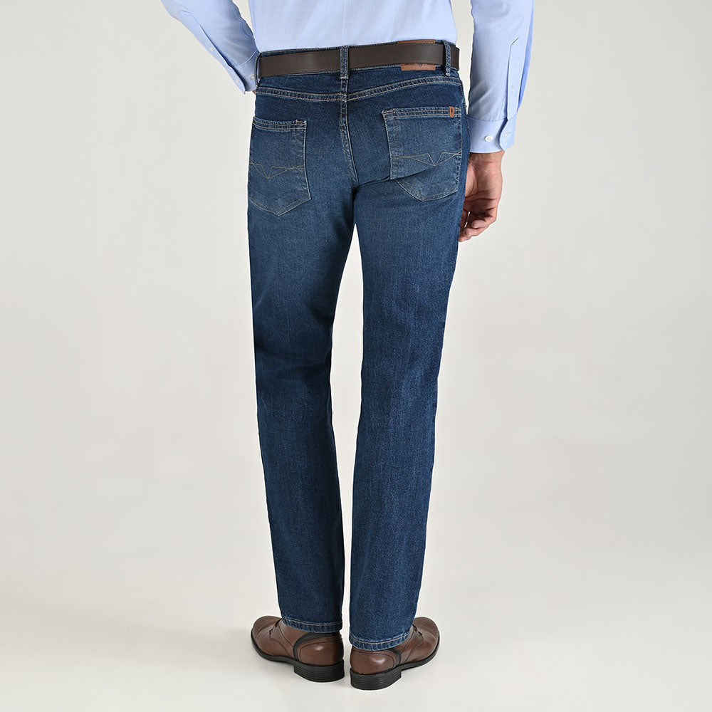 Jeans Yale Slim Fit 0527 Stretch Corte Semi Ajustado