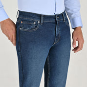 Jeans Yale Slim Fit 0527 Stretch Corte Semi Ajustado