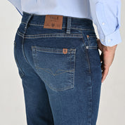 Jeans Yale Slim Fit 0527 Stretch Corte Semi Ajustado