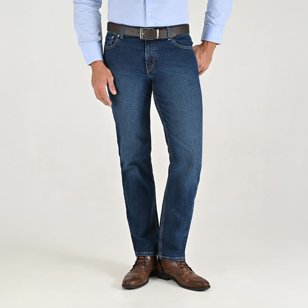 Jeans Yale Slim Fit 0527 Stretch Corte Semi Ajustado