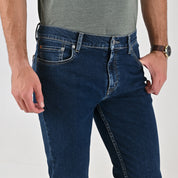 Jeans Yale Slim Fit 8269 Azul Petróleo