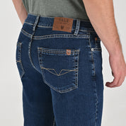 Jeans Yale Slim Fit 8269 Azul Petróleo