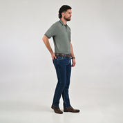 Jeans Yale Slim Fit 8269 Azul Petróleo