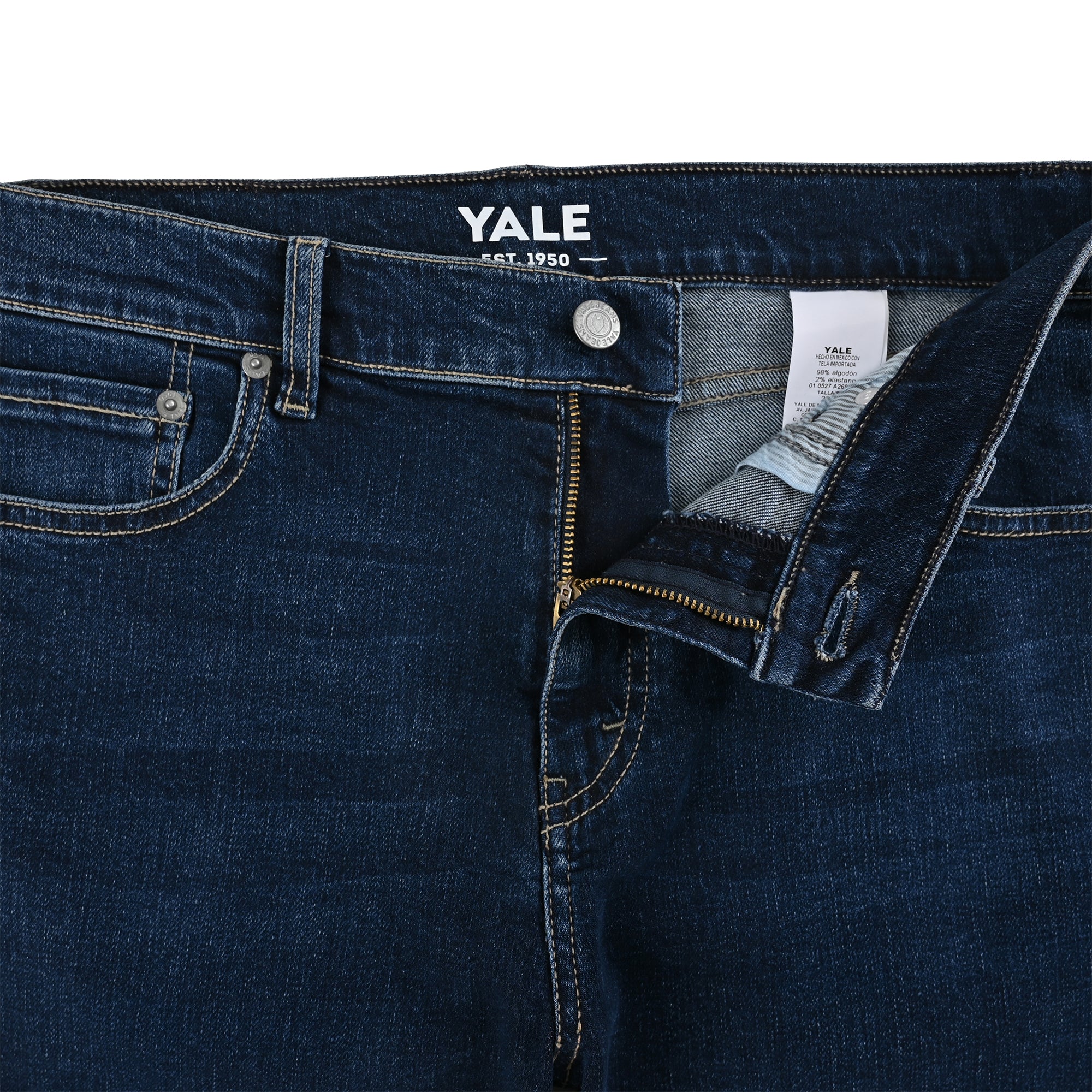 Jeans Yale Slim Fit A269 Azul Petróleo