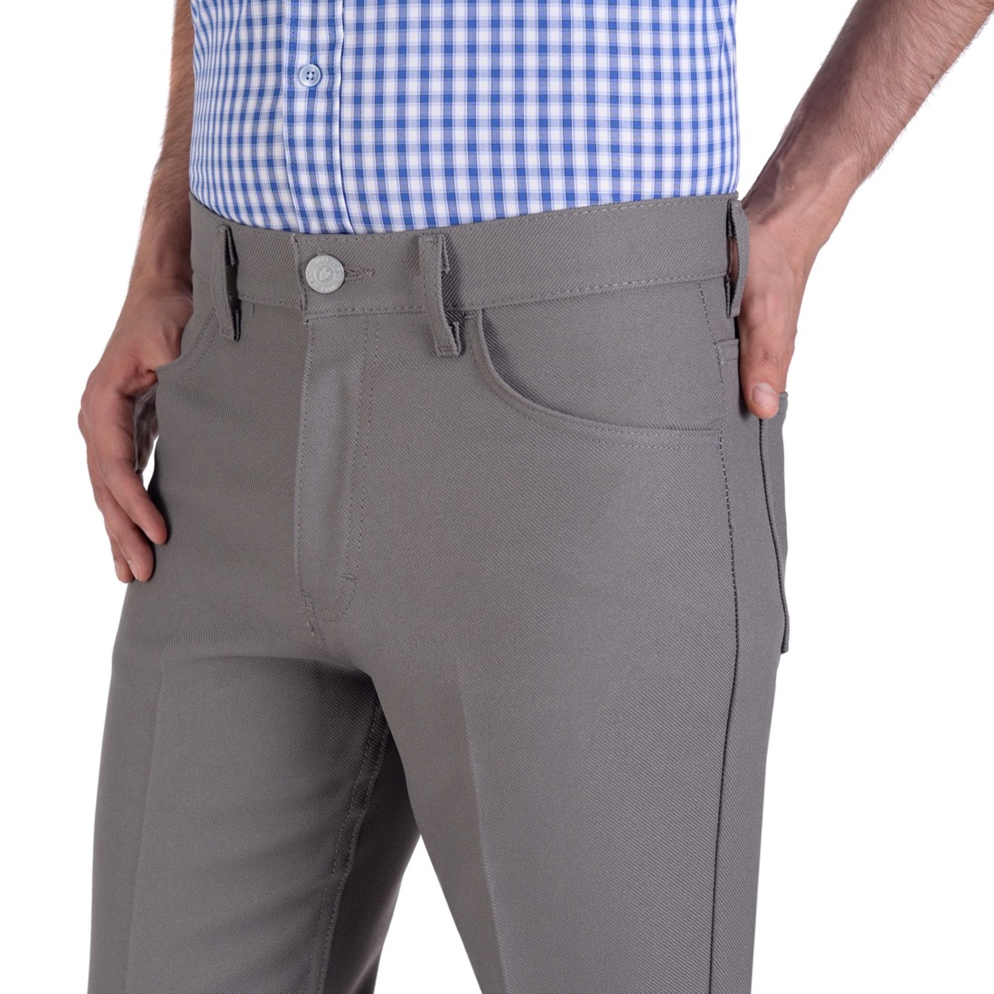 Pantalón Vaquero Yale Regular Fit 1383 Gris Rata