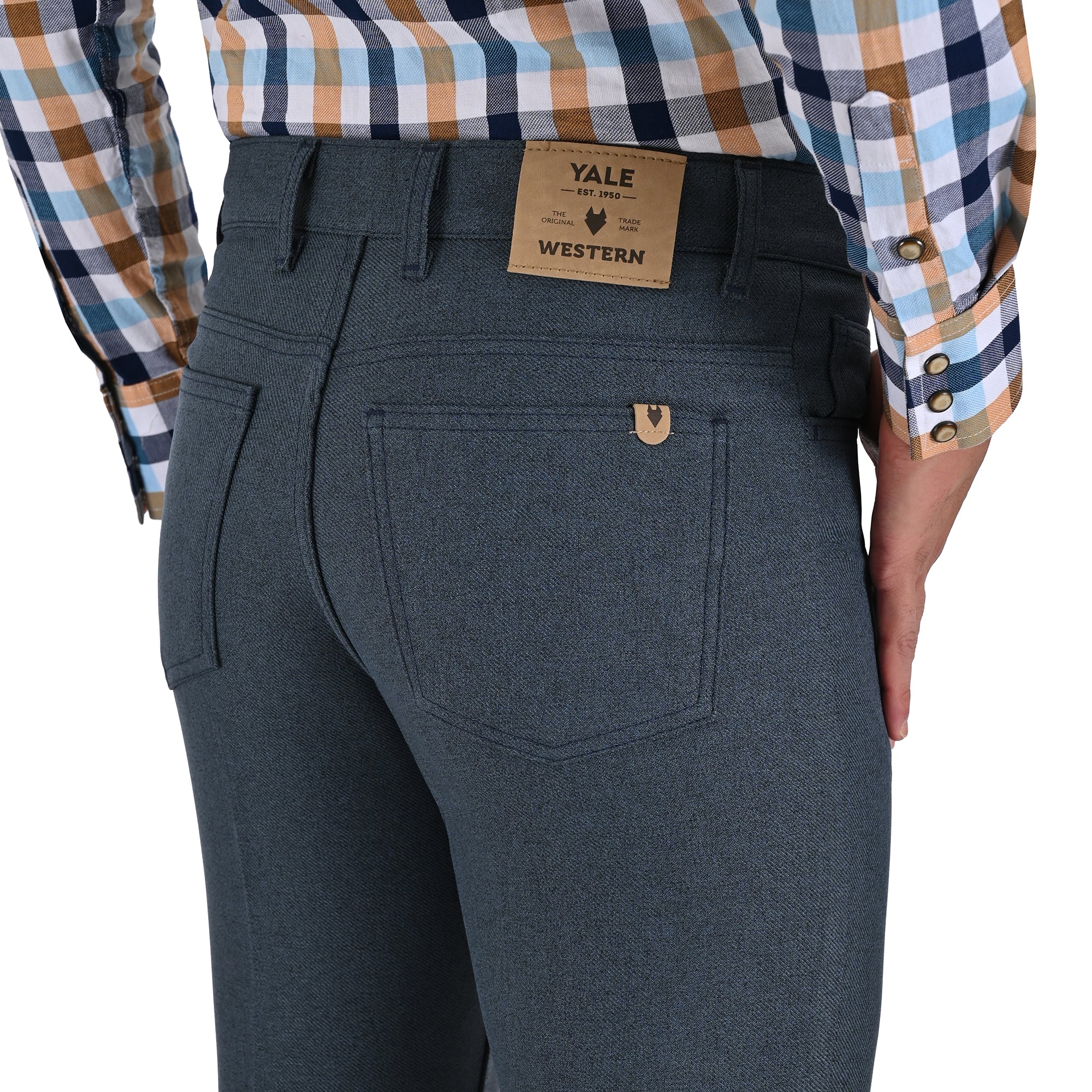 Pantalón Vaquero Yale Regular Fit 1383 Azul Petroleo
