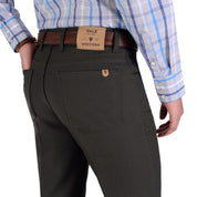 Pantalón Vaquero Yale Regular Fit 1383 Verde Militar