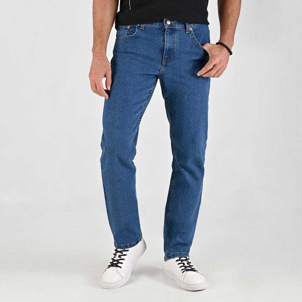 Jeans Yale Slim Fit B384 Azul Petroleo