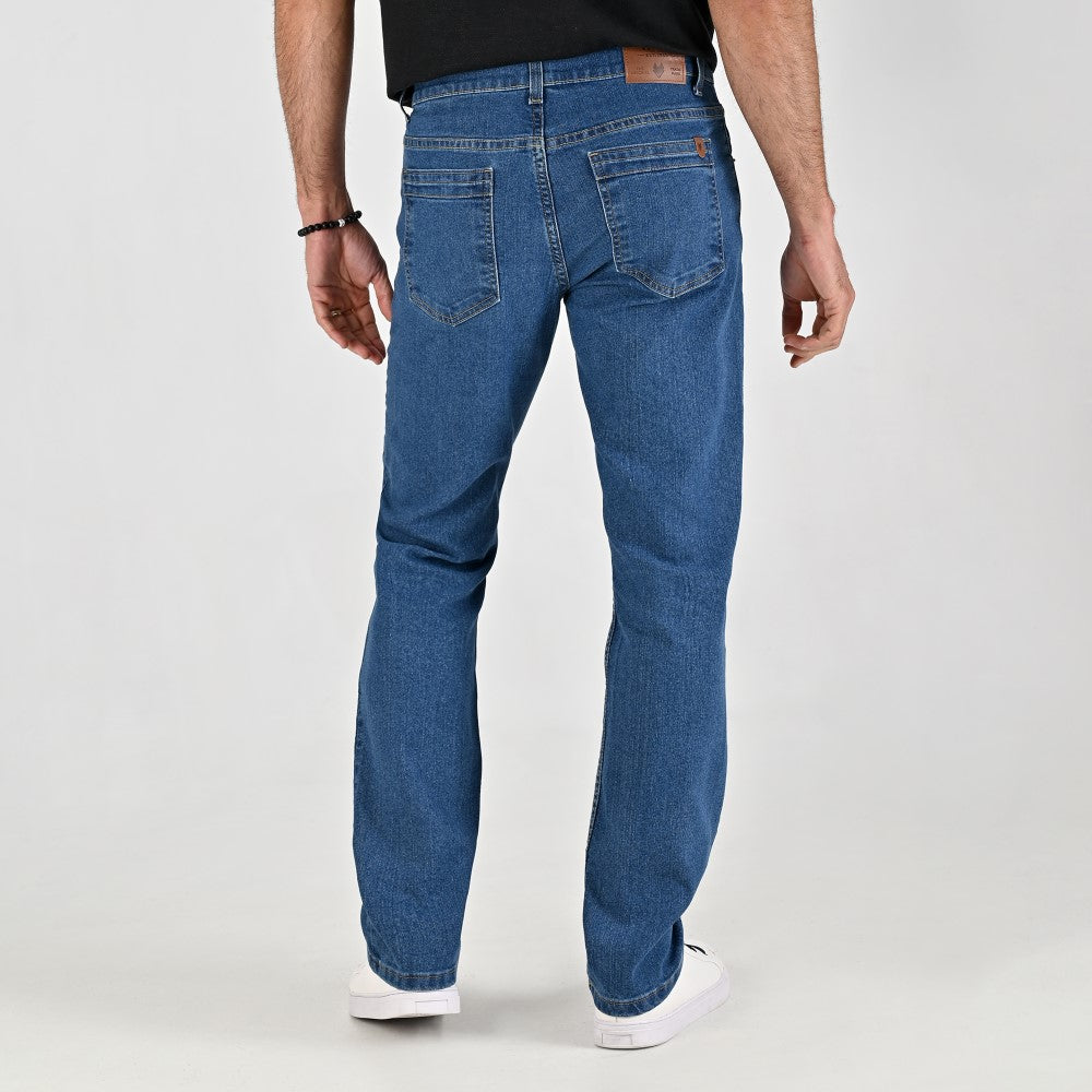 Jeans Yale Slim Fit B384 Azul Petroleo