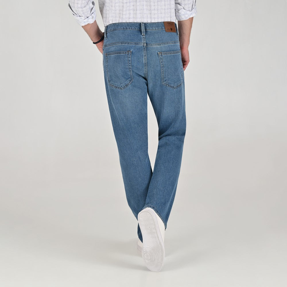 Jeans Yale Regular Fit 8268 Azul Petróleo