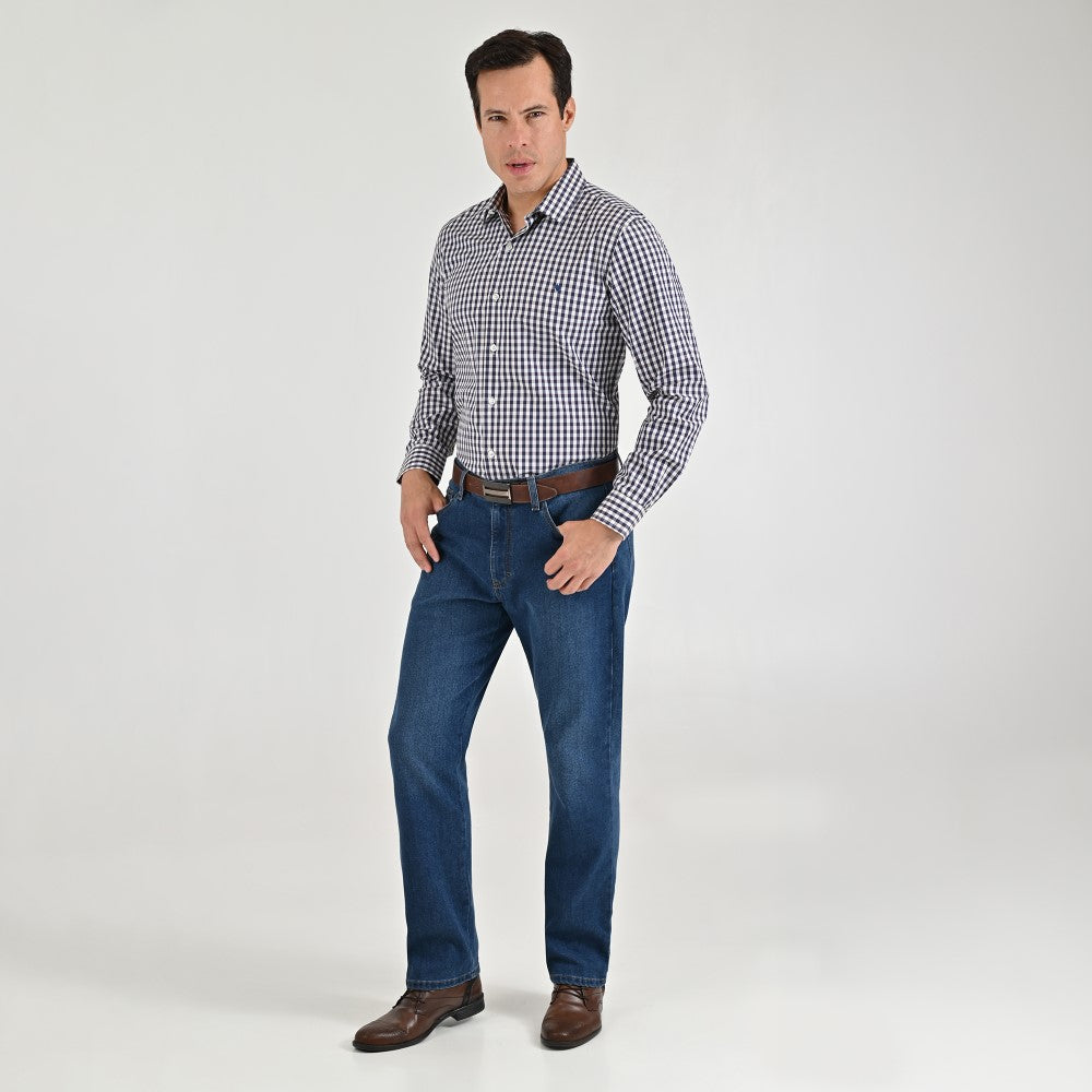 Jeans Yale Regular Fit 8268 Azul Zafiro
