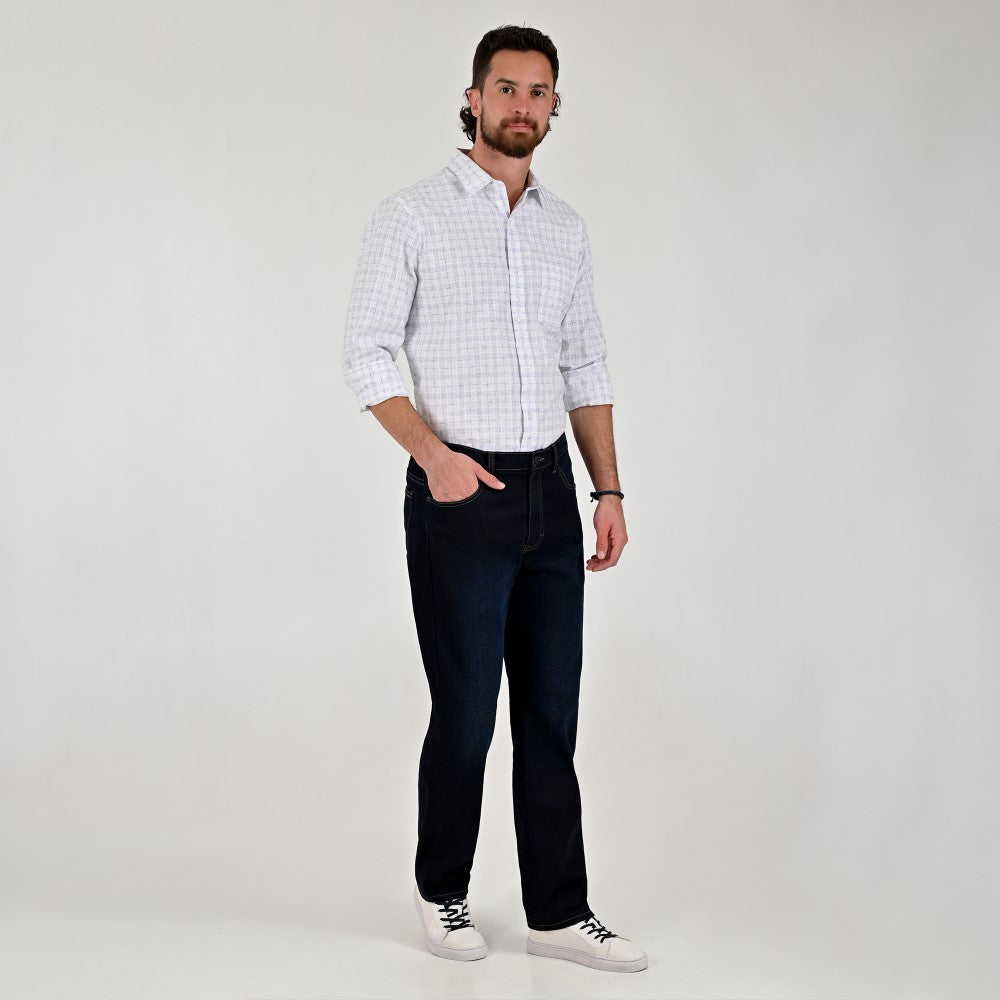 Jeans Yale Regular Fit 8268 Azul Marino