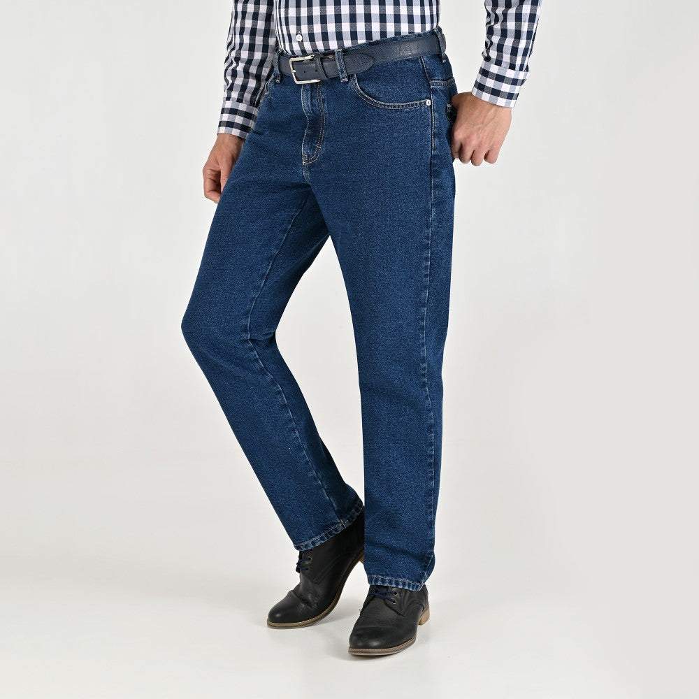 Jeans Yale Regular Fit 8288 Azul Petróleo