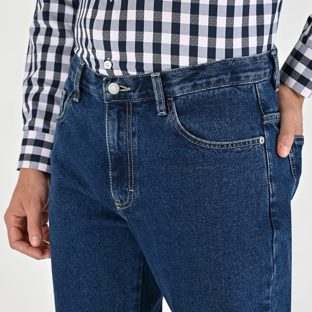 Jeans Yale Regular Fit 8288 Azul Petróleo