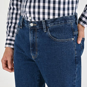 Jeans Yale Regular Fit 8288 Azul Petróleo
