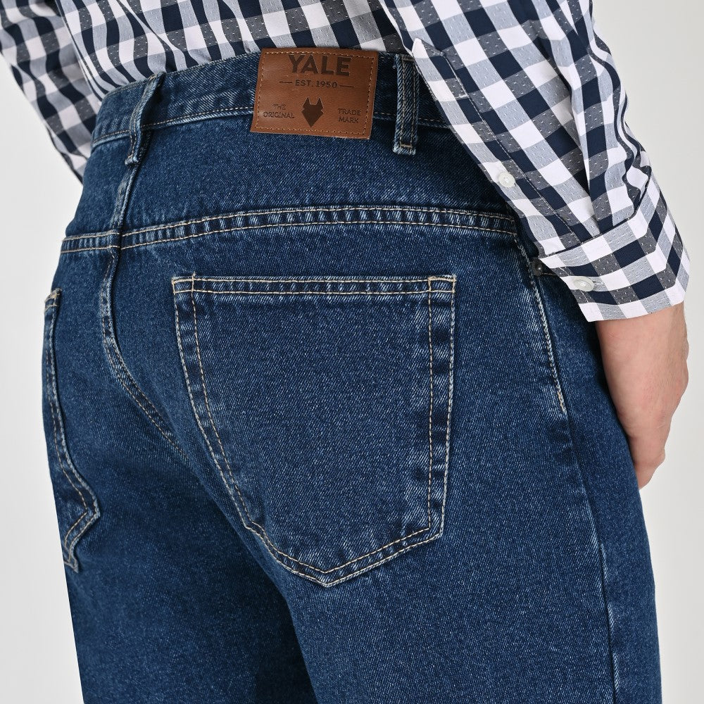 Jeans Yale Regular Fit 8288 Azul Petróleo
