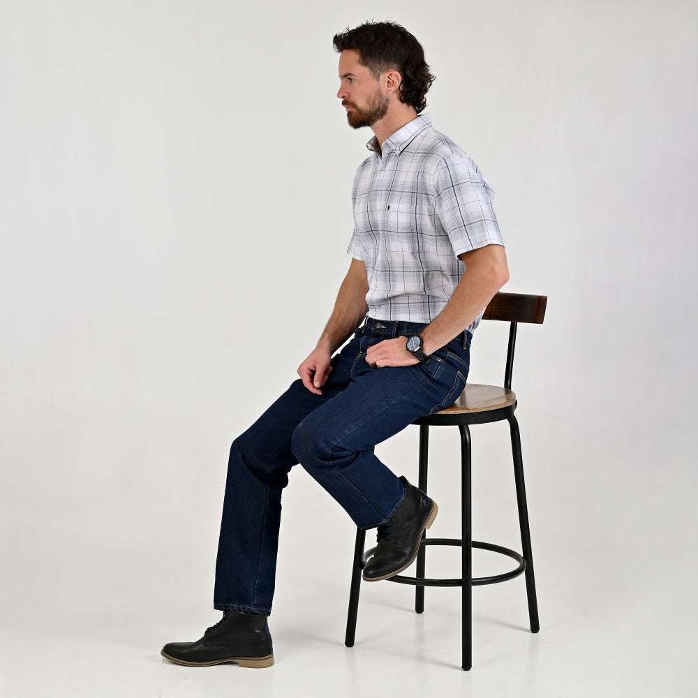 Jeans Yale Regular Fit 8288 Azul Marino