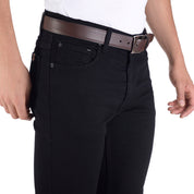 Pantalón de Mezclilla Yale Regular Fit 0819 Negro