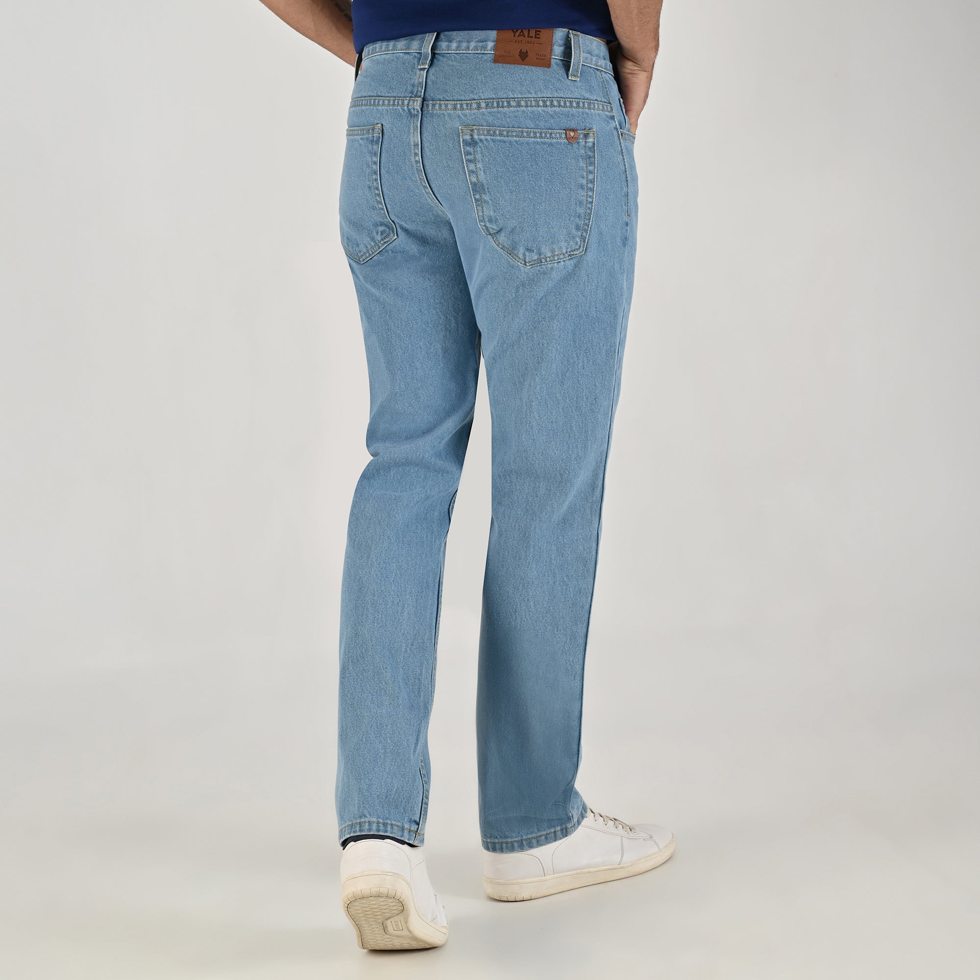 Pantalón de Mezclilla Yale Regular Fit 2030 Azul Claro