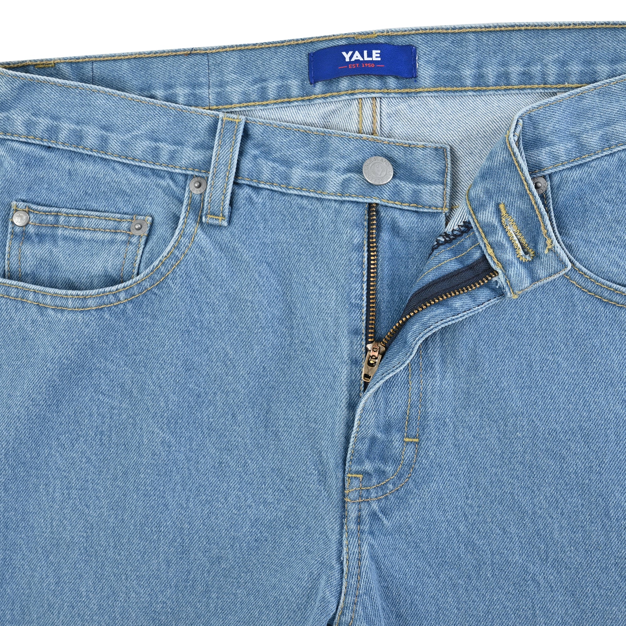 Pantalón de Mezclilla Yale Regular Fit 2030 Azul Claro