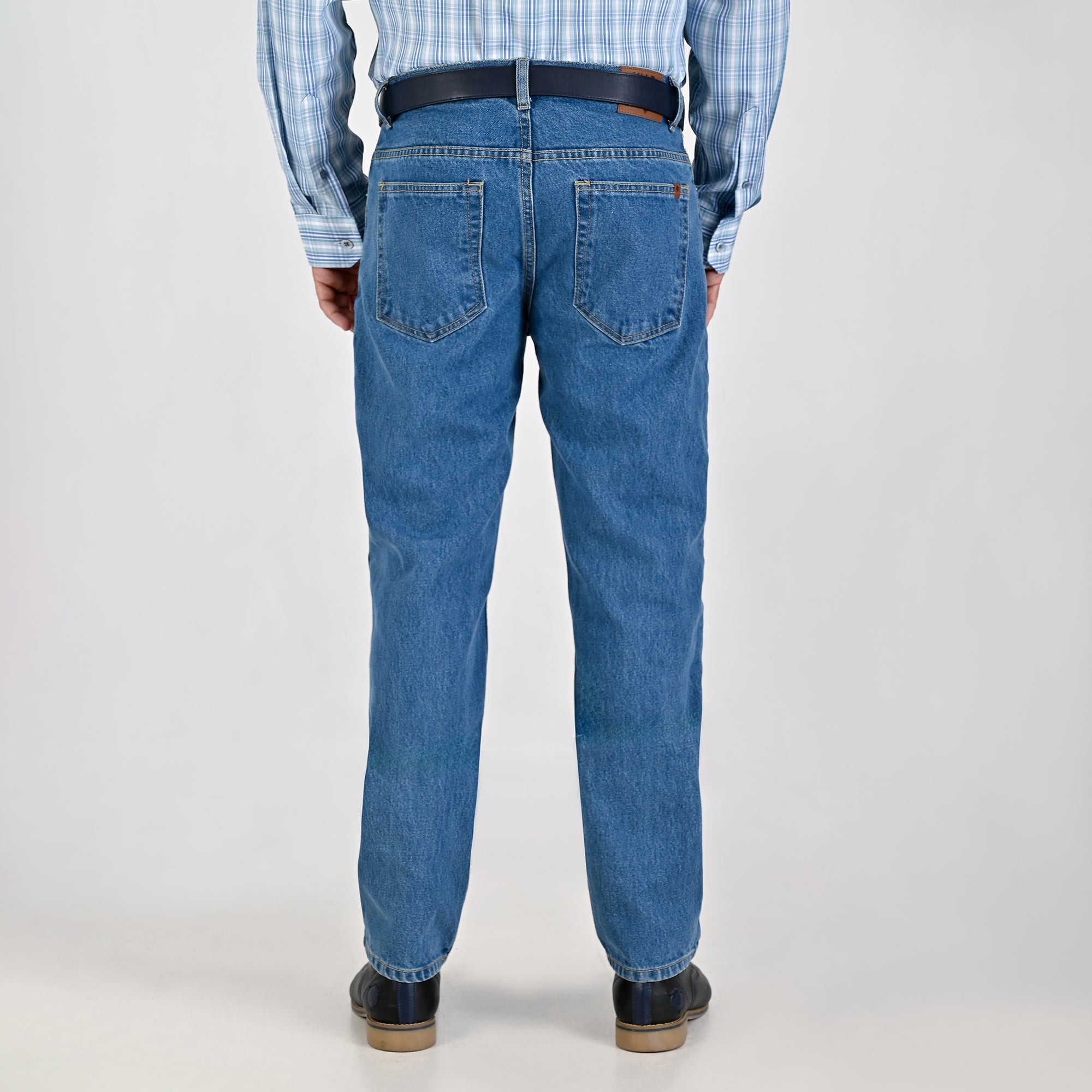 Pantalón de Mezclilla Yale Regular Fit 2030 Azul Rey