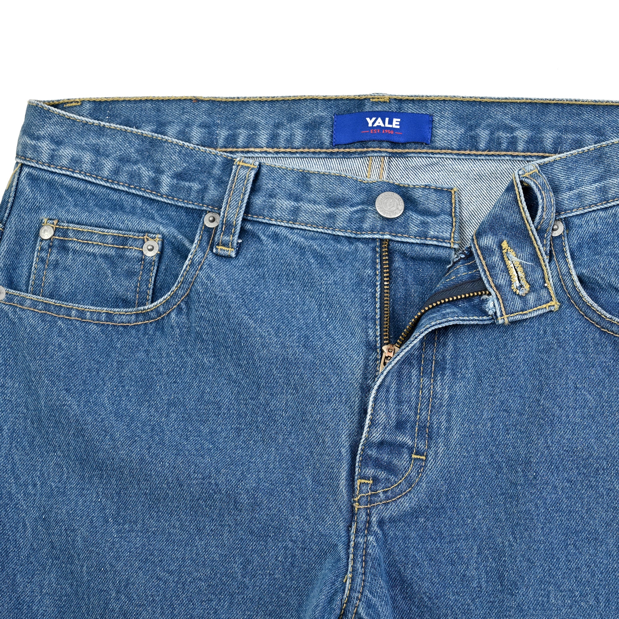 Pantalón de Mezclilla Yale Regular Fit 2030 Azul Rey