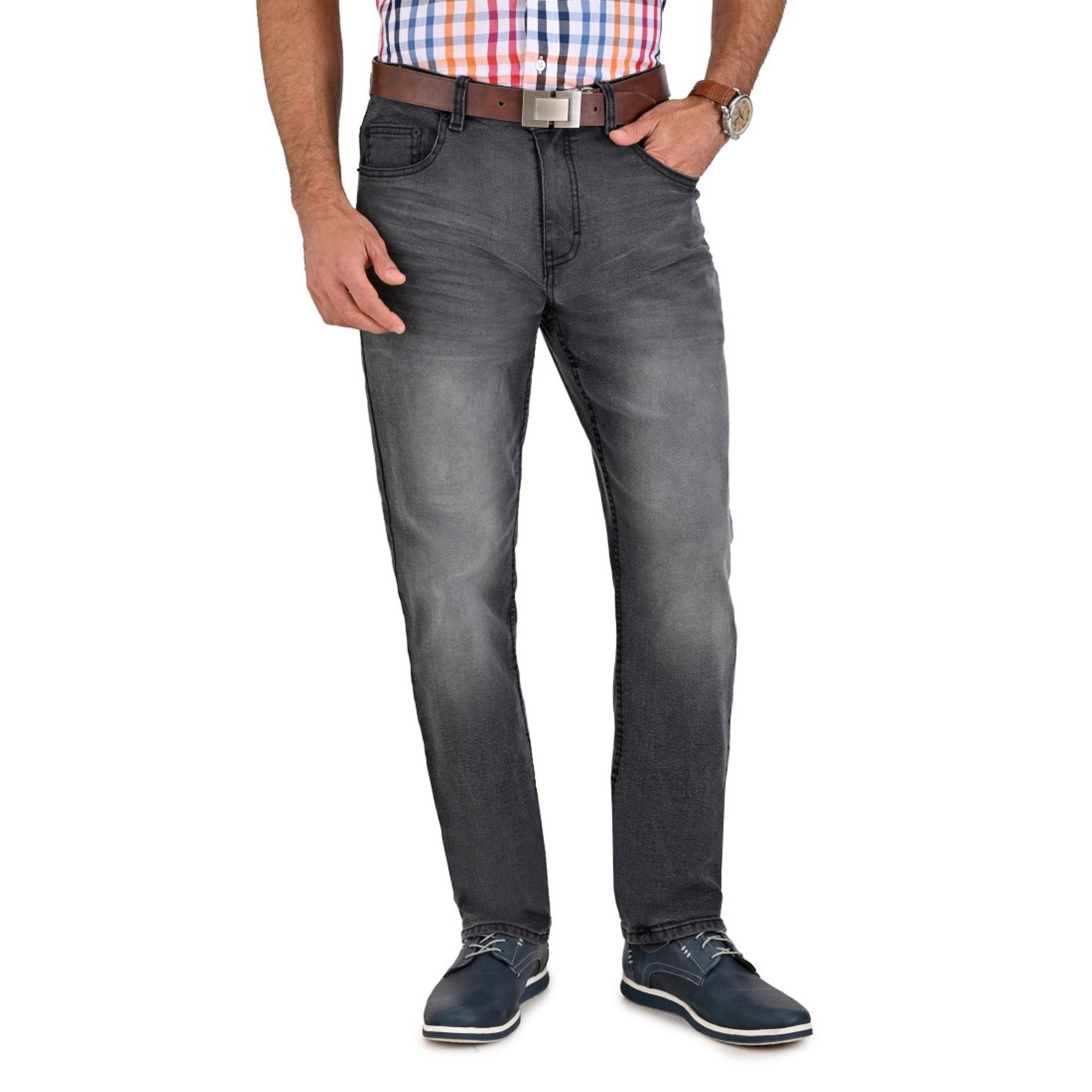 Jeans  Yale Regular Fit 2944 Gris Oxford