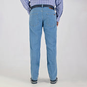 Pantalón de Mezclilla Yale Regular Fit A819 Azul Claro