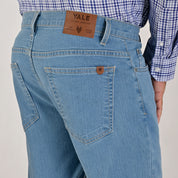 Pantalón de Mezclilla Yale Regular Fit A819 Azul Claro