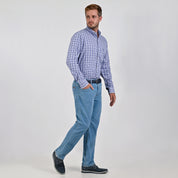 Pantalón de Mezclilla Yale Regular Fit A819 Azul Claro