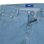 Pantalón de Mezclilla Yale Regular Fit A819 Azul Claro