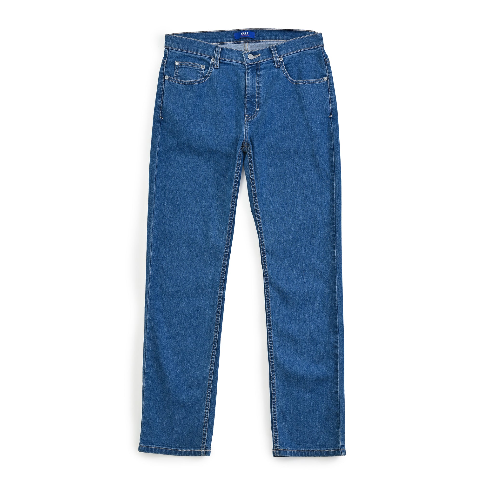 Pantalón de Mezclilla Yale Regular Fit A819 Azul Petroleo