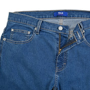 Pantalón de Mezclilla Yale Regular Fit A819 Azul Petroleo