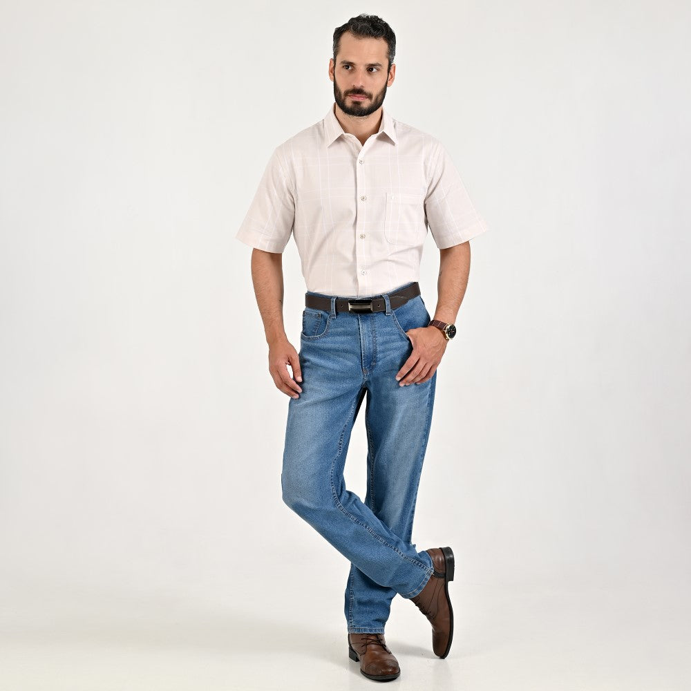 Jeans Yale Regular Fit 2944 Azul Petroleo