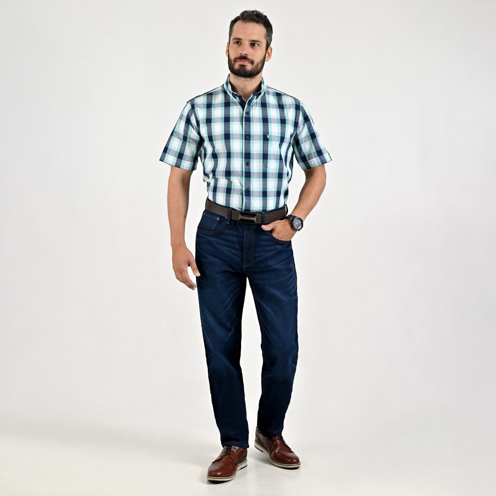 Jeans Yale Regular Fit 2944 Azul marino entintado