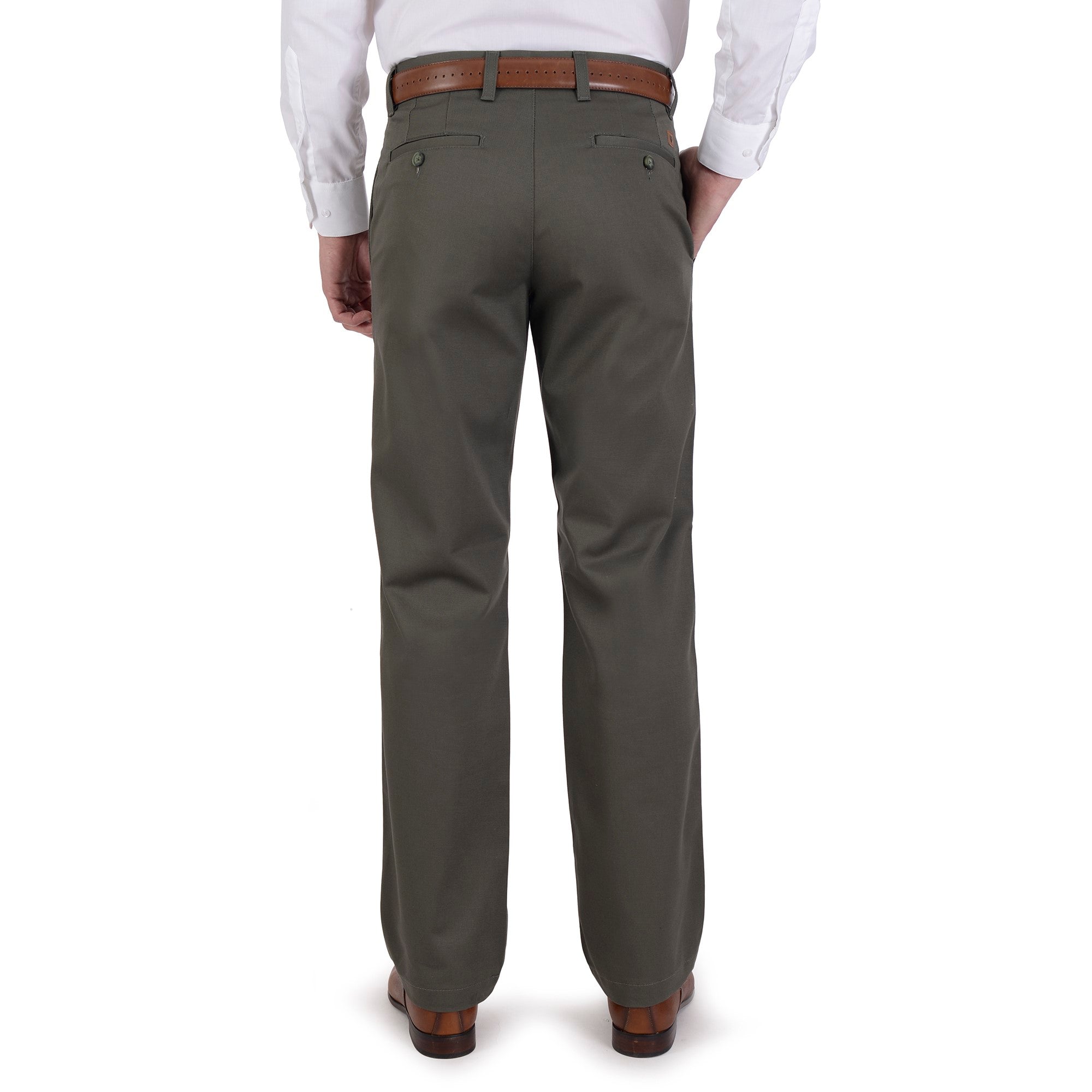 Pantalón Casual Yale Sin Pinzas Regular Fit Nanotex 0726