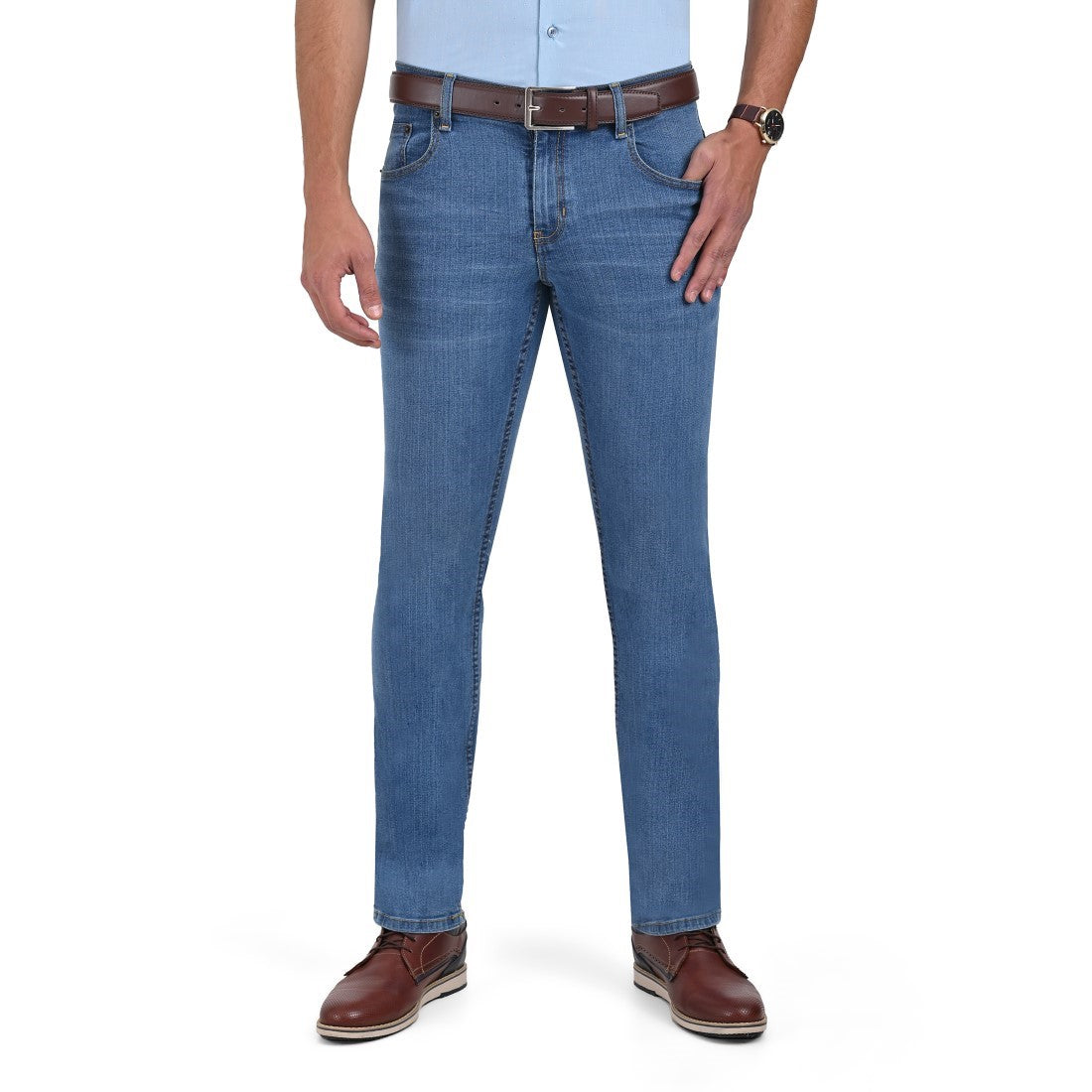 Jeans  Yale Slim Fit A091 Azul Petroleo