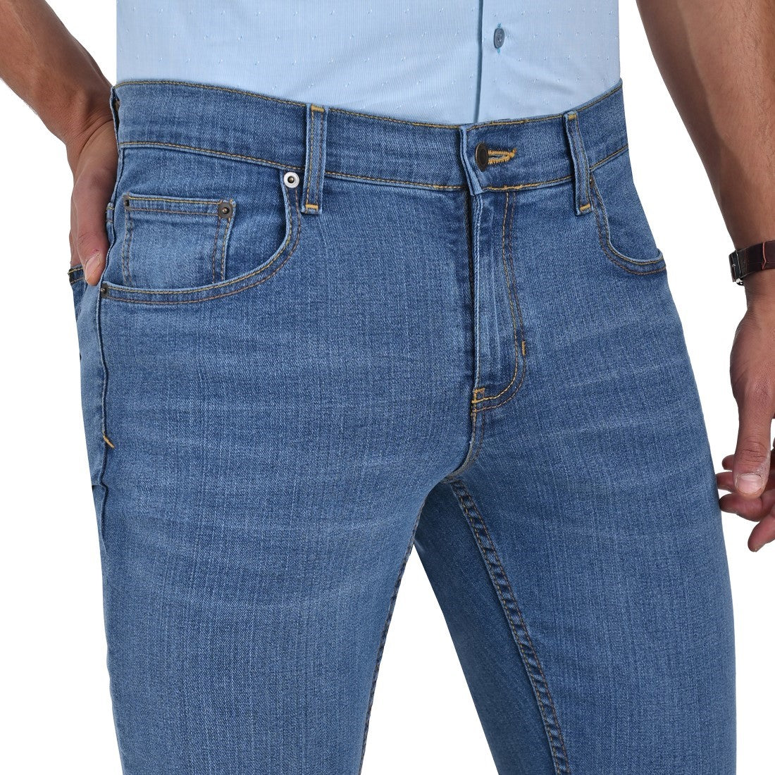 Jeans  Yale Slim Fit A091 Azul Petroleo