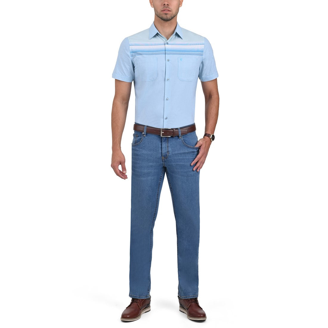 Jeans  Yale Slim Fit A091 Azul Petroleo