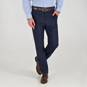 Pantalón Casual Yale Slim Fit 8244 Marino Entintado