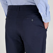Pantalón Casual Yale Slim Fit 8244 Marino Entintado