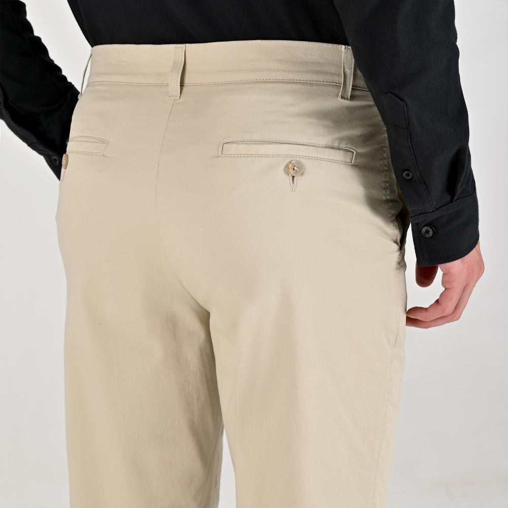 Pantalón Casual Yale Slim Fit 8244 Beige