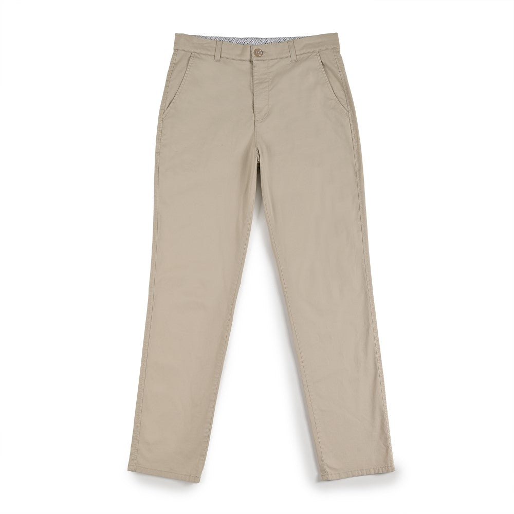 Pantalón Casual Yale Slim Fit 8244 Beige
