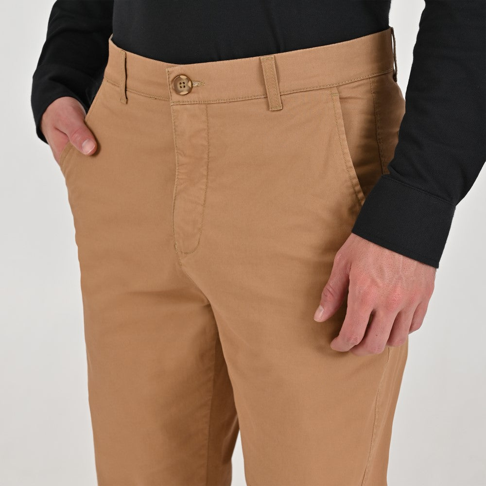 Pantalón Casual Yale Slim Fit 8244 Kaki Especial