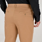 Pantalón Casual Yale Slim Fit 8244 Kaki Especial