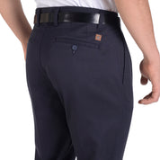 Pantalón Casual Yale Con Pinzas Regular Fit Nanotex 0726