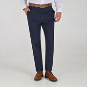 Pantalón Casual Yale Slim Fit 8244 Marino Entintado